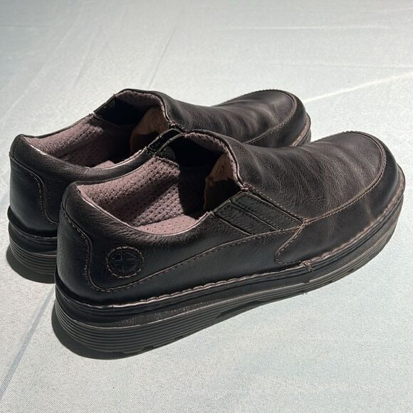 Dr. Doc Martens Mens Shoes‎ 12 Black Leather Slip On Loafer Casual B29 main image 4